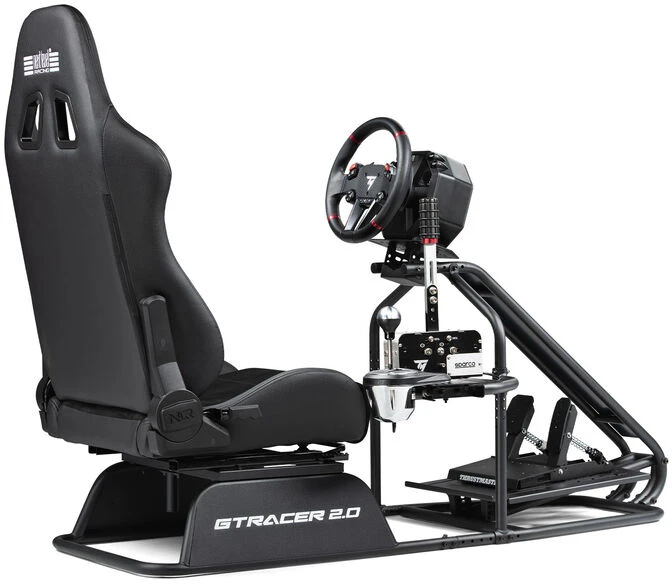 „Next Level Racing GTRacer 2.0“, lenktynių kabina – juodas