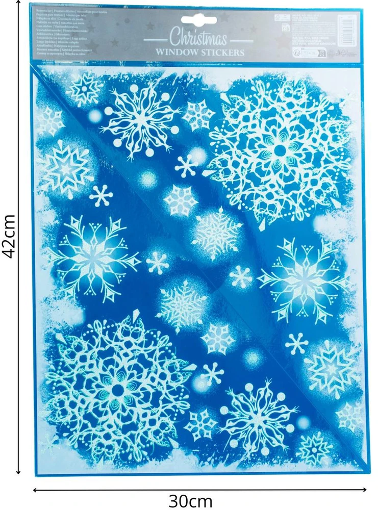 Christmas Decoration LANGŲ LIPDUKAS 30×42 CM 7550000