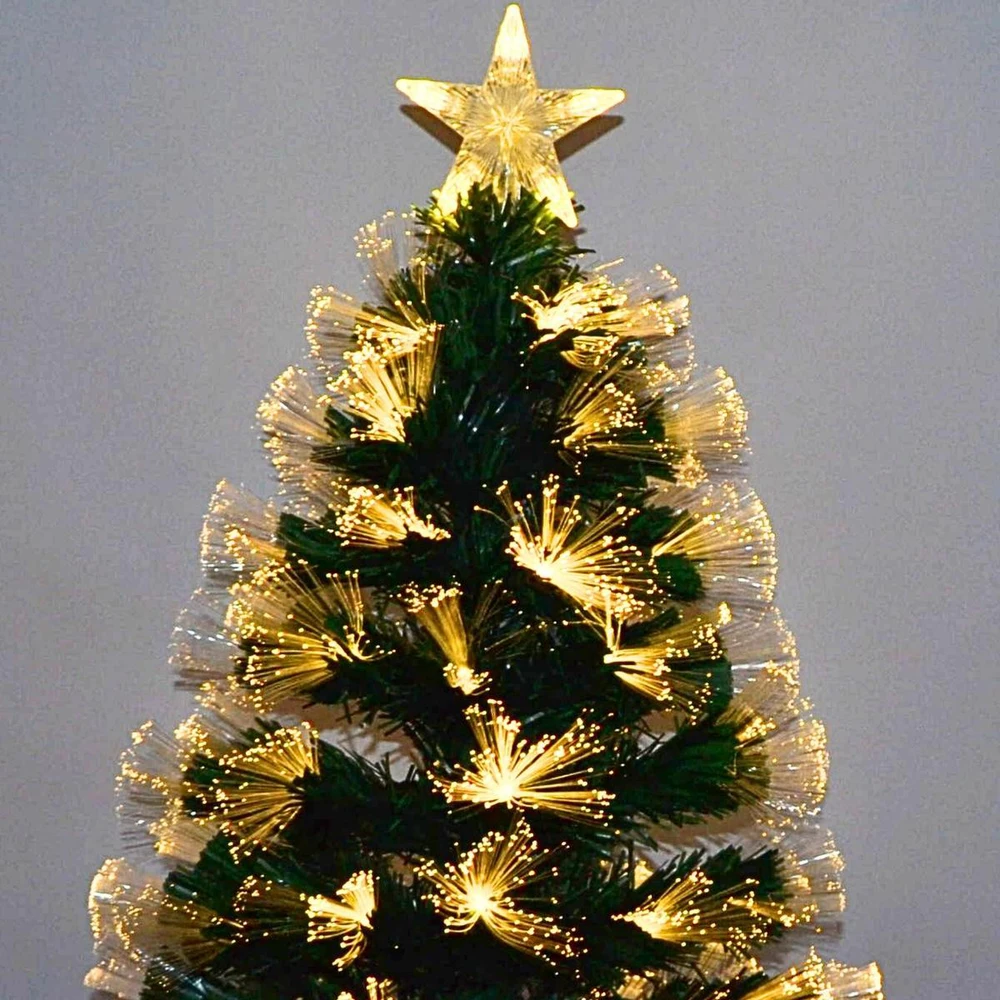 Christmas Decoration ŠVIESOLAIDINĖ DEKORATYVINĖ EGLUTĖ ŠILTA BALTA 90CM 220309