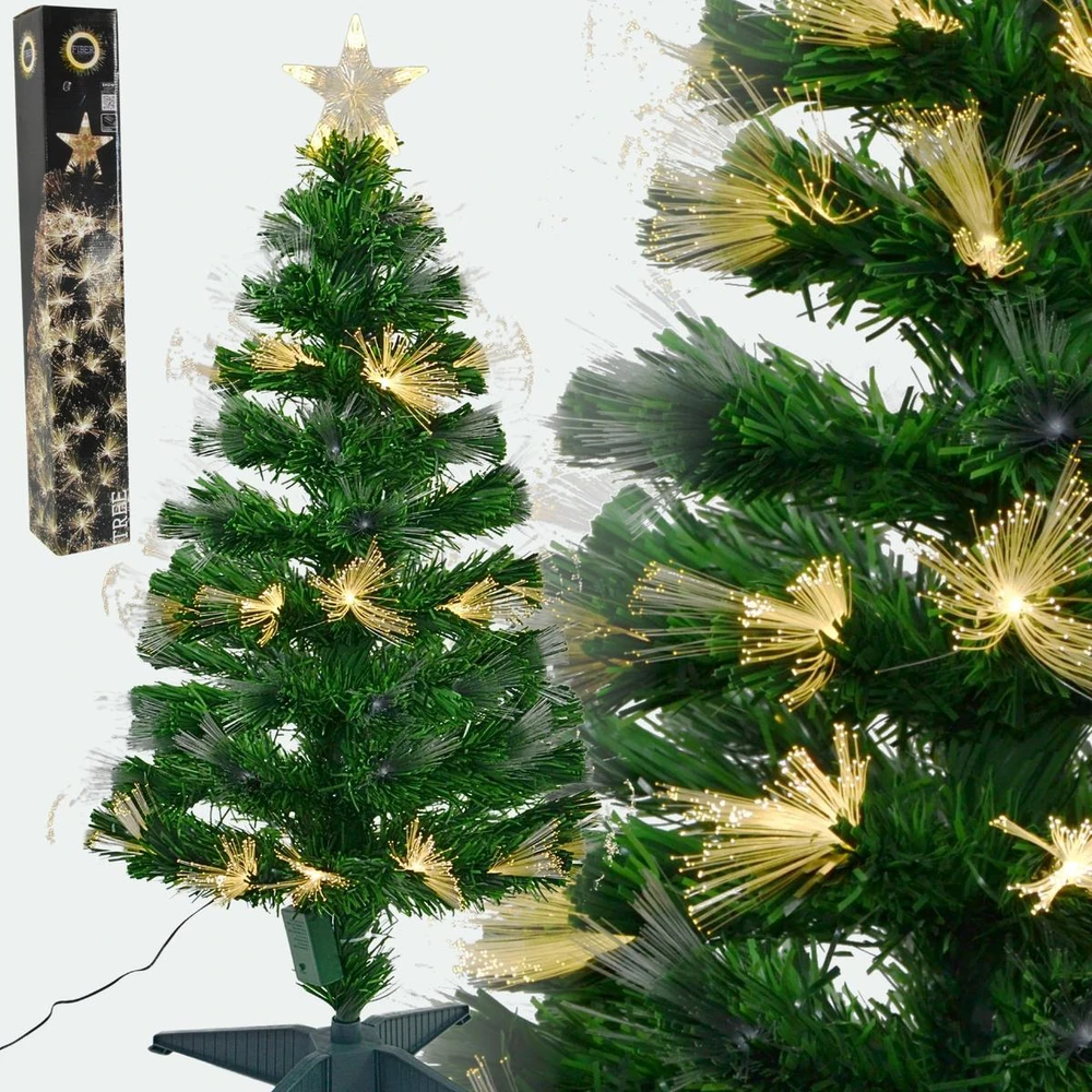 Christmas Decoration ŠVIESOLAIDINĖ DEKORATYVINĖ EGLUTĖ ŠILTA BALTA 90CM 220309