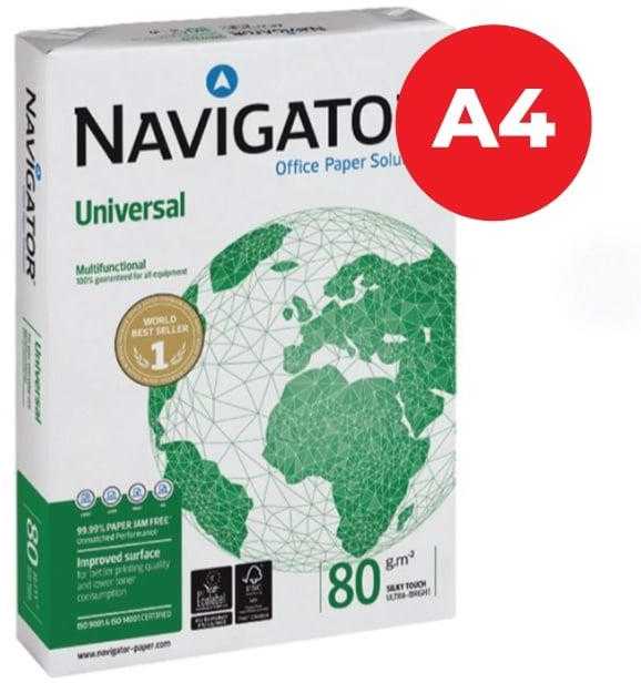 Navigator Popierius A4, 80 g/m2, 500 lapų