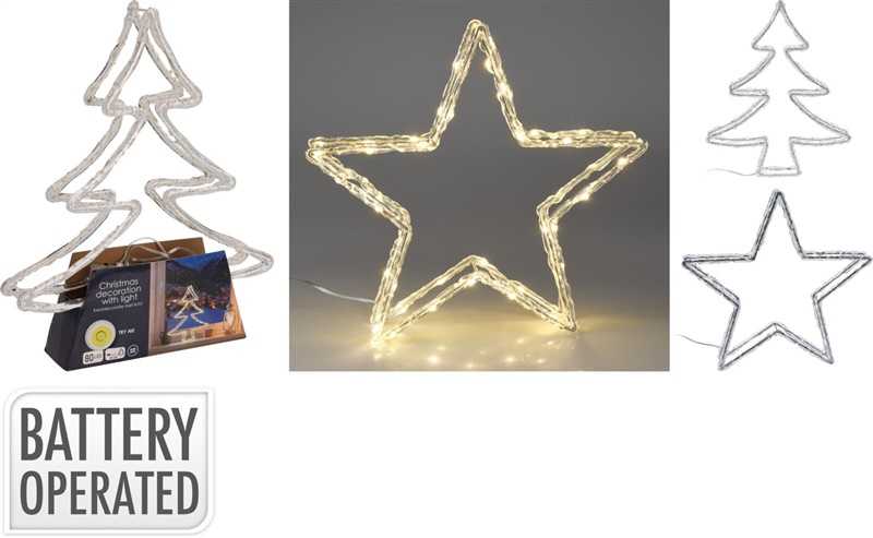None LED decoration. H30 cm. 50 LED