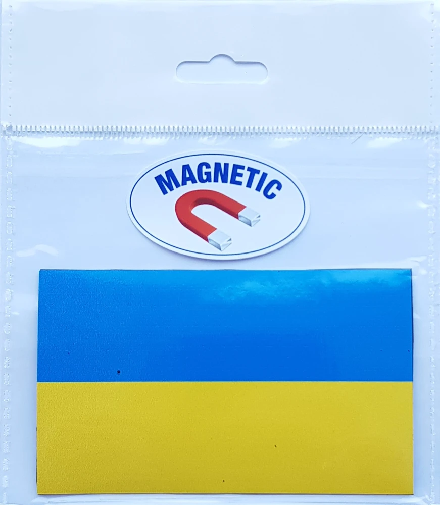 None Magnetinis lipdukas UKR vėliava