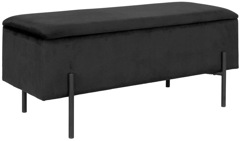 Nežinomas Hallway bench Watford. juodos spalvos. 36.5x95x46cm