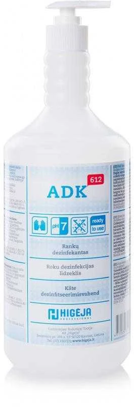 Hi Labs Skystas asmens higieninis dezinfekantas ADK 612 su dozatoriumi 1L