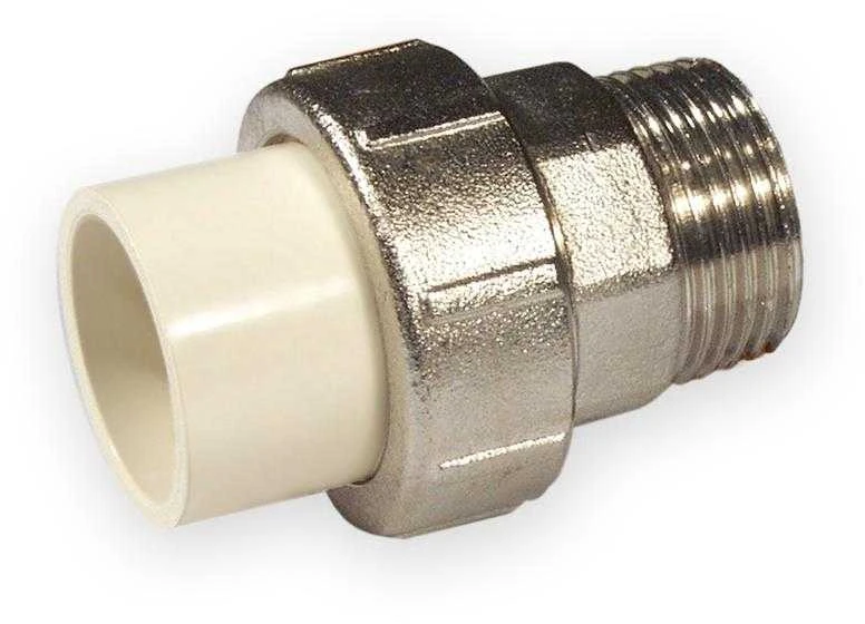 Nibco Adapteris 4733-405, PVC-C, 1/2" išor. srieg./klij. vidus