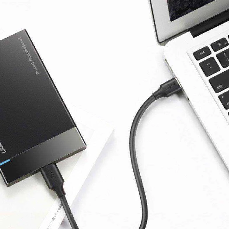 Ugreen US184 20882 USB-A 3.0 / USB-C 3A kabelis 1m – juodos spalvos