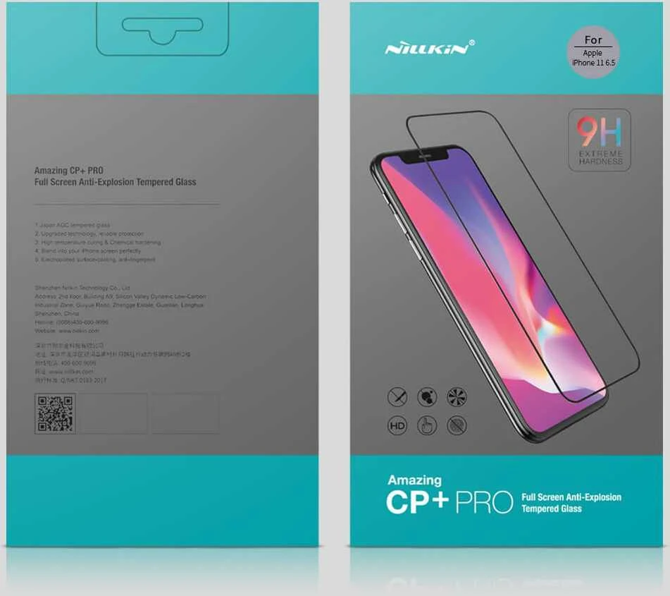 Nillkin apsauginis stiklas 2.5D CP+ PRO Juodas Apple iPhone 11/XR