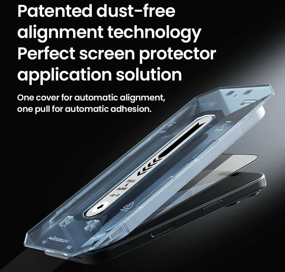 Nillkin Apsauginis stiklas 2.5D CP+ PRO Juodas Apple iPhone 16 Pro (with applicator)