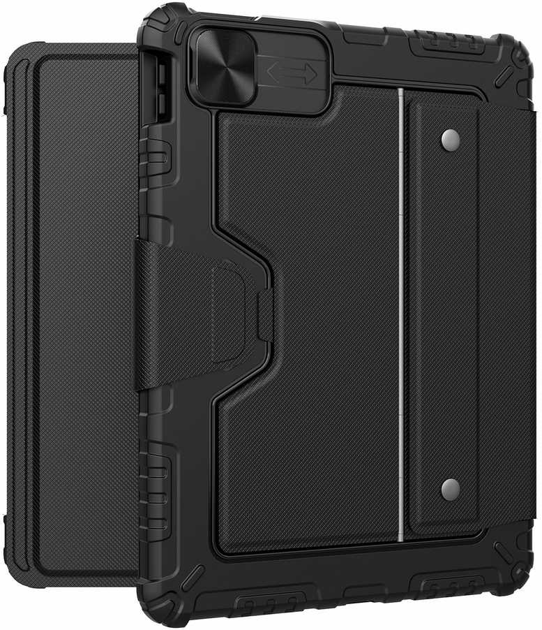 Nillkin Bumper Combo dėklas su klaviatūra (Backlit Version) skirtas Apple iPad Air 4/5/10.9 2020/11 2024/2025/Pro 11 2020/2021/2022 juodos spalvos