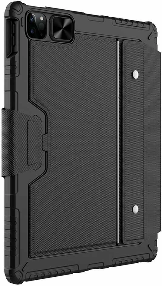 Nillkin Bumper Combo Keyboard dėklas skirtas Apple iPad Pro 12.9 2020/2021/2022/ Air 13 2024/2025 Juodas