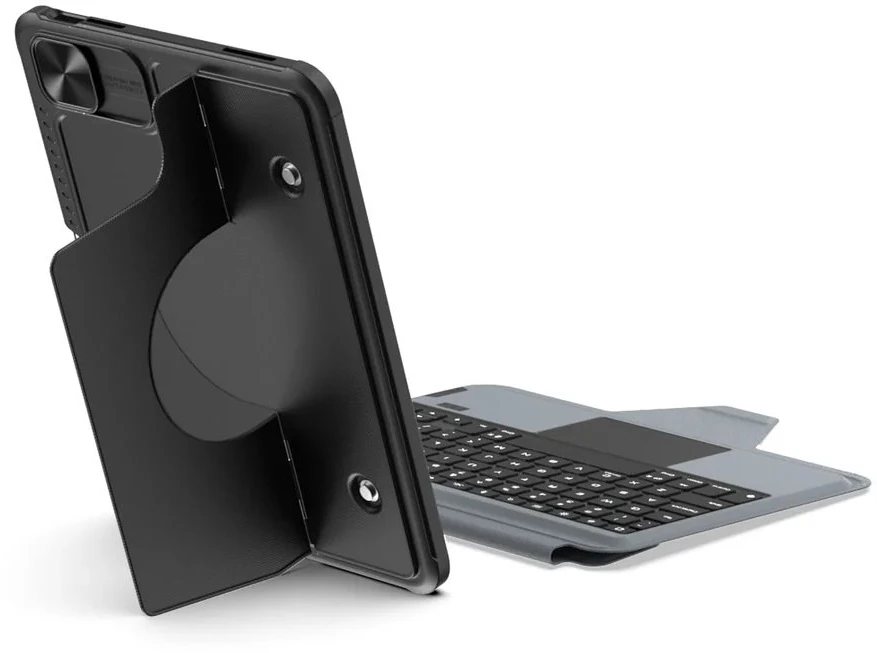 Nillkin Bumper Combo PRO Keyboard Dėklas (Backlit Version) skirtas iPad 10.9./11 2025 juodos spalvos