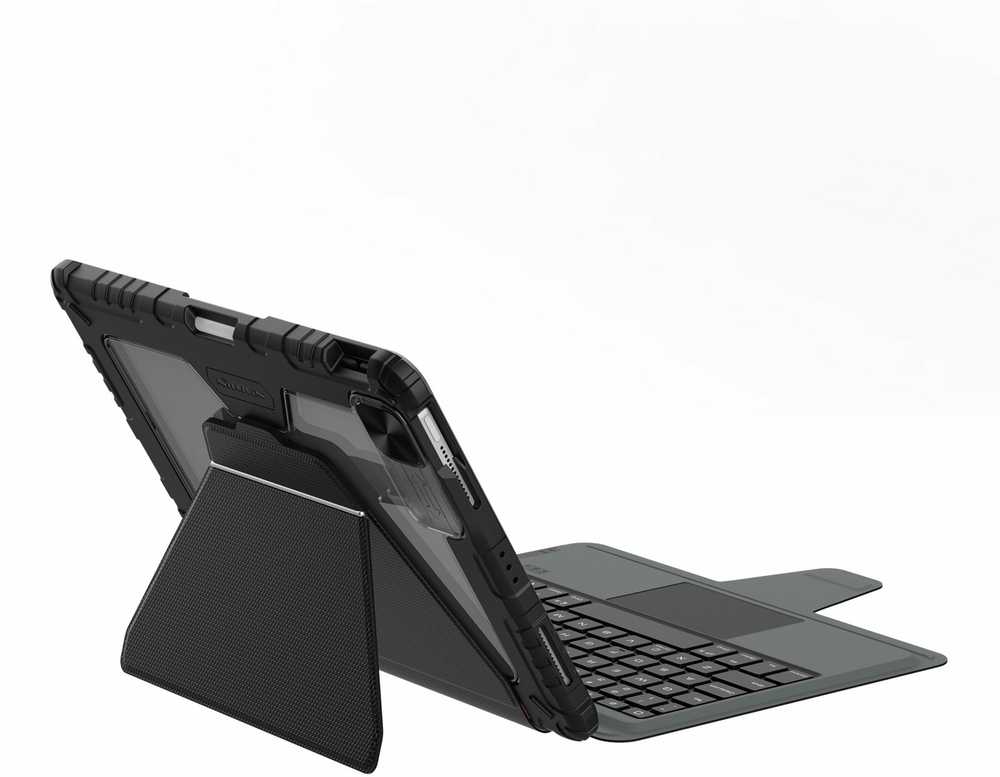 Nillkin Bumper Link Keyboard dėklas (Backlit Version) for iPad Air 4/5/10.9 2020/11 2024/2025/Pro 11 2020/2021/2022 Juodas