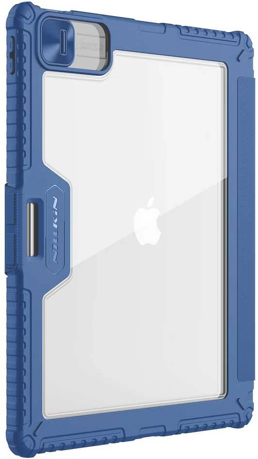 Nillkin Bumper PRO Protective Stand dėklas Multi-angle skirtas iPad Pro 12.9 2020/2021/2022/ Air 13 2024/2025 Sapphire Mėlyna