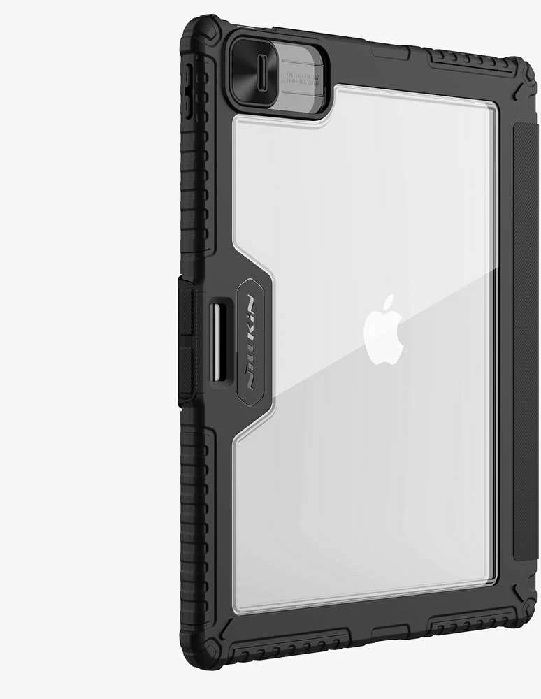 Nillkin Bumper PRO Protective Stand Multi-angle Apple iPad Pro 13 2024 dėklas planšetiniam kompiuteriui juodos spalvos