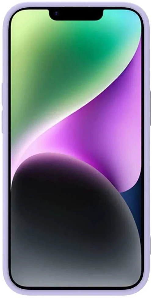 Dėklas Nillkin CamShield Silky Magnetic Silicone Apple iPhone 14 Plus šviesiai violetinis