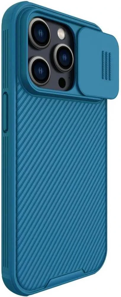 Dėklas Nillkin CamShield Pro Apple iPhone 14 Pro mėlynas