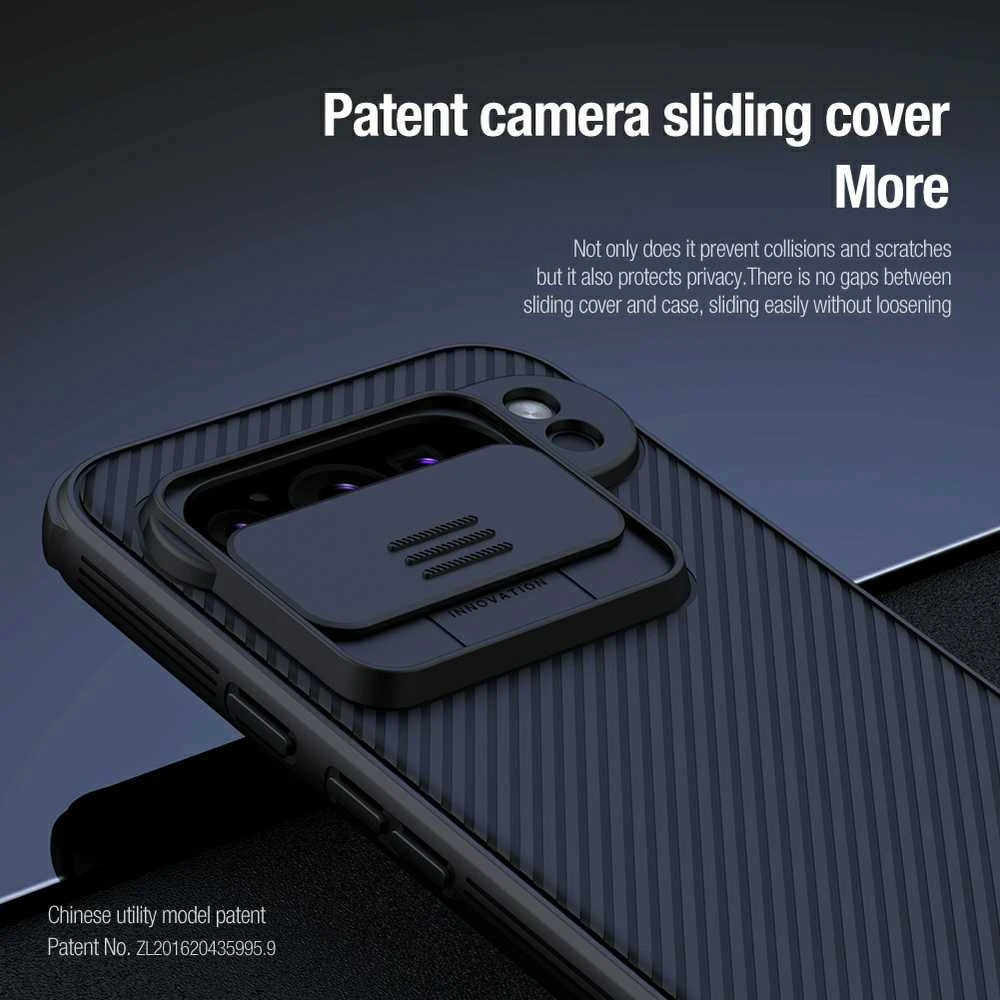 Nillkin CamShield PRO Google Pixel 9 Pro dėklas telefonui juodos spalvos