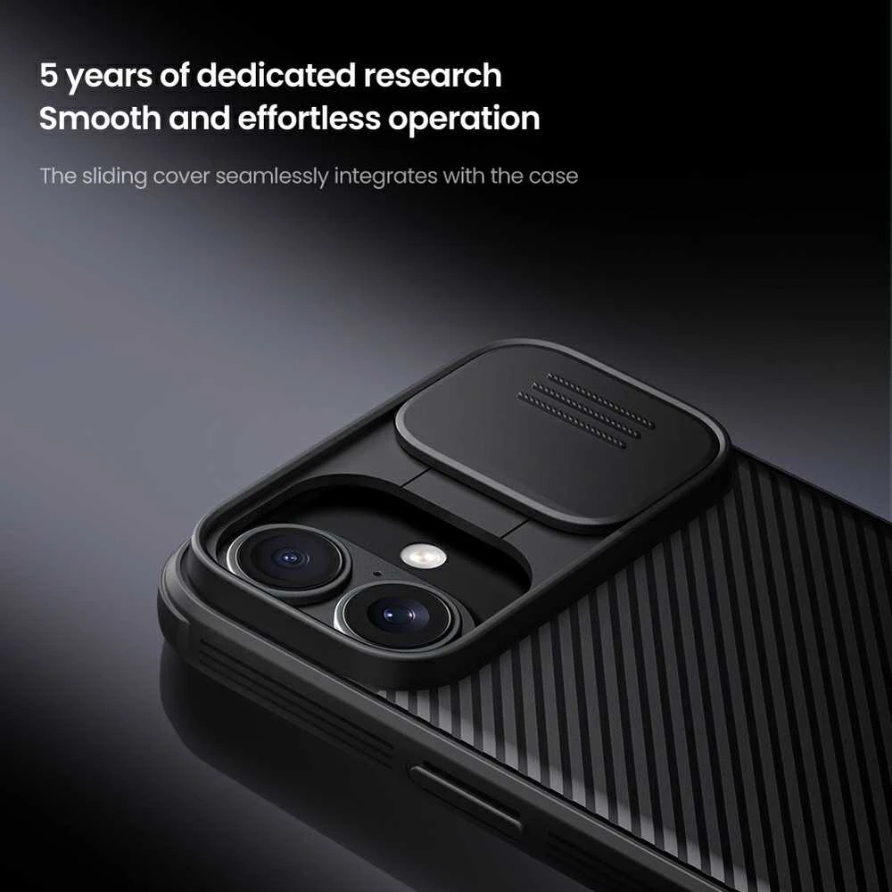 Dėklas NILLKIN CAMSHIELD PRO IPHONE 16 PLUS (6.7) Juodas