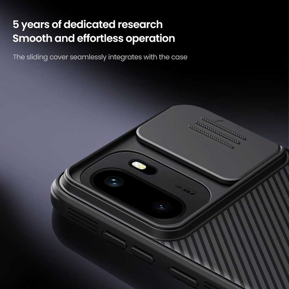 Nillkin CamShield PRO Hard dėklas skirtas OnePlus 15R juodos spalvos