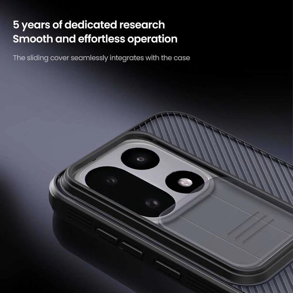 Nillkin CamShield PRO Hard dėklas telefonui OnePlus 15 Transparent Juodas