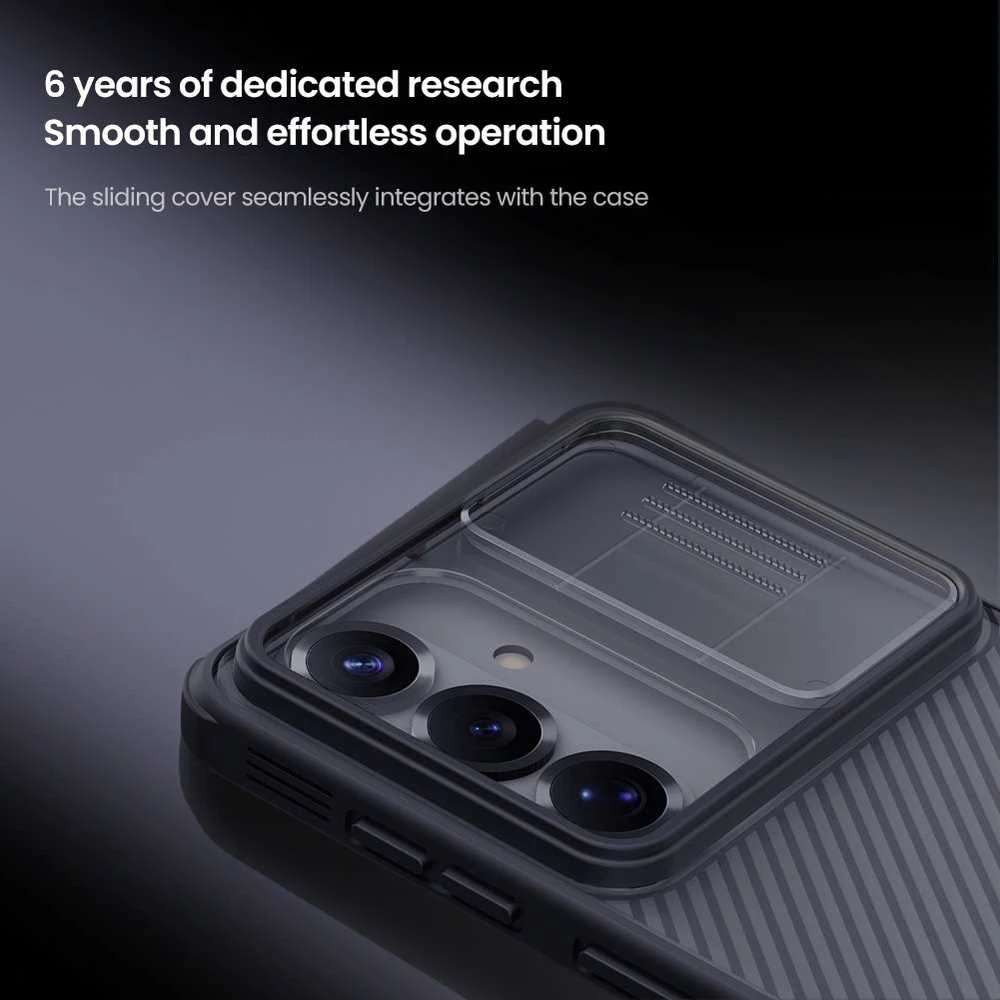 Nillkin CamShield PRO Hard dėklas telefonui Samsung Galaxy S26 Transparent Juodas