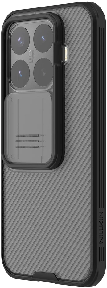 Nillkin CamShield PRO Hard Dėklas Xiaomi 17T skaidrus juodos spalvos