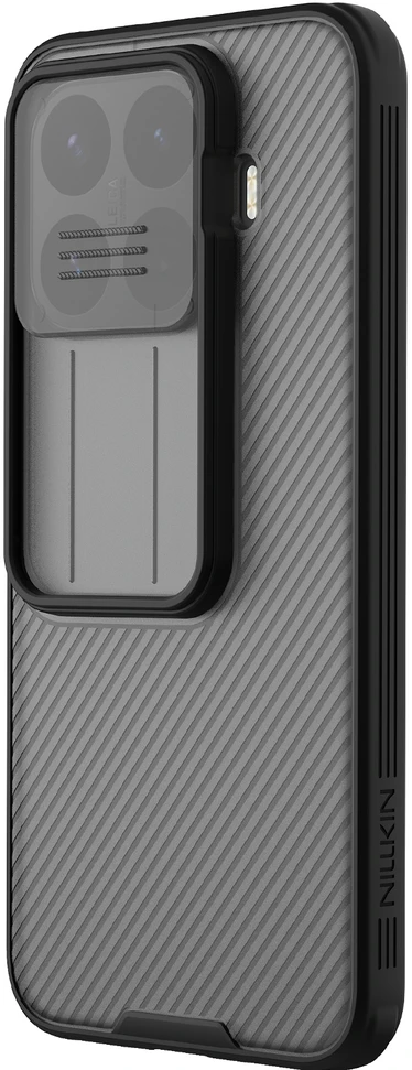 Nillkin CamShield PRO Hard Dėklas Xiaomi 17T Pro skaidrus juodos spalvos