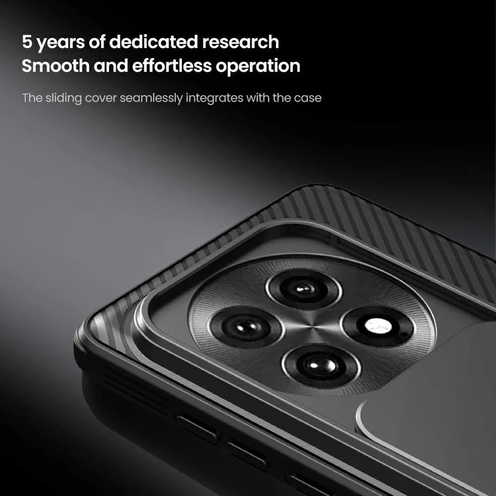 Nillkin CamShield PRO Hard OnePlus 13 dėklas telefonui juodos spalvos