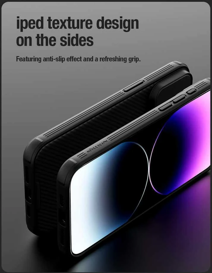 Dėklas Nillkin CamShield Pro Apple iPhone 15 Pro Max žalias