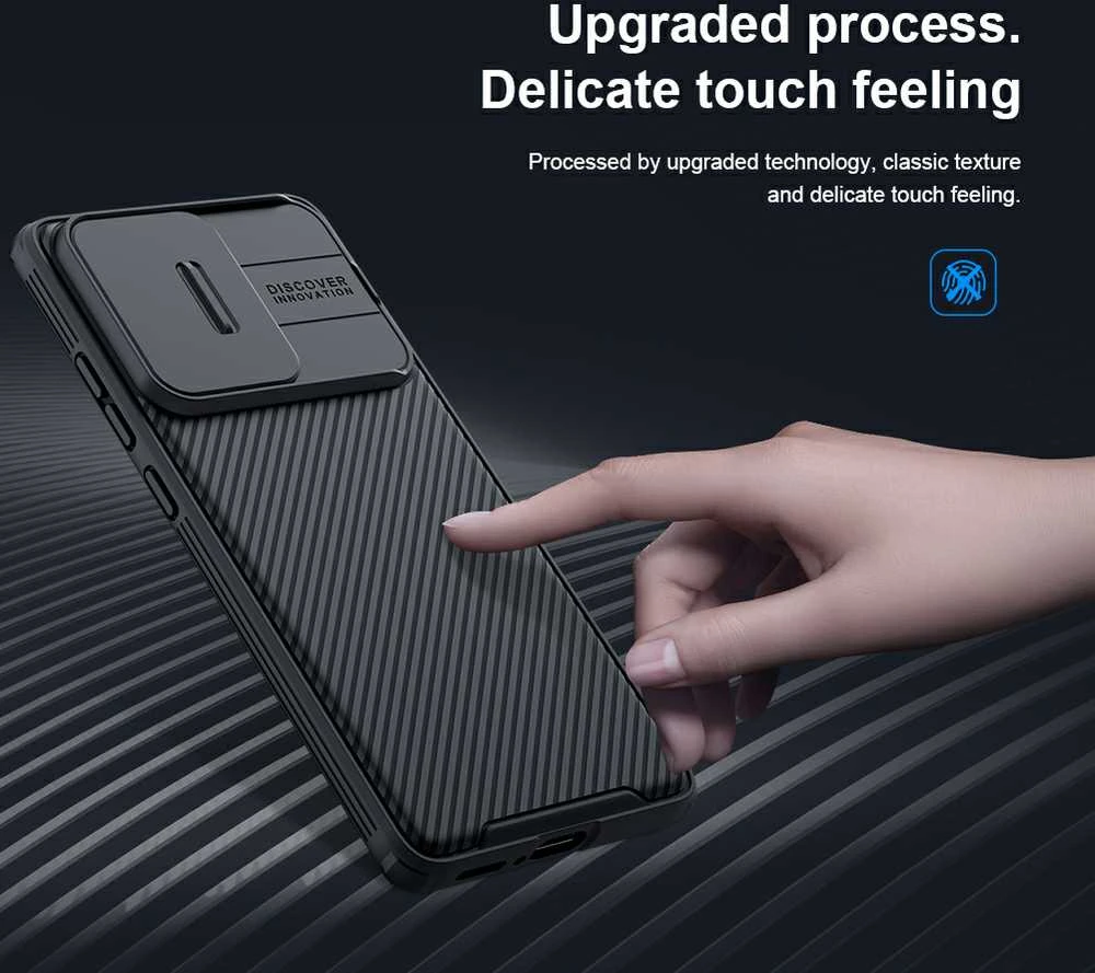 Nillkin CamShield Pro PC+TPU dėklas telefonui Xiaomi Mix 4 juodos spalvos