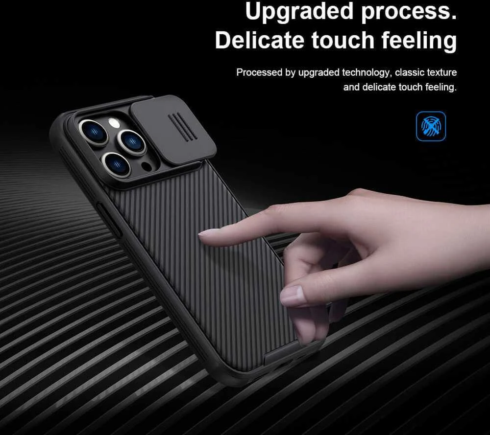 Dėklas Nillkin CamShield Pro Apple iPhone 14 Pro žalias