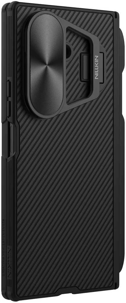 Nillkin CamShield Prop Pen Slot dėklas skirtas Samsung Galaxy Z Fold 7 juodos spalvos