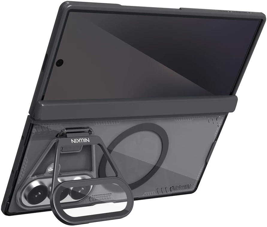 Nillkin Iceblade Prop dėklas skirtas Samsung Galaxy Z Fold Fold 8 Ultra Dark Night juodos spalvos