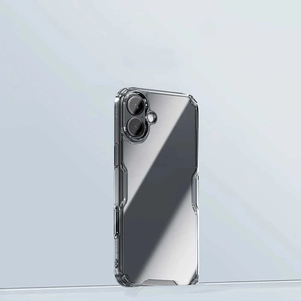 Nillkin Nature Pro iPhone 16 – dėklas telefonui skaidrus and dėklas telefonui baltos spalvos