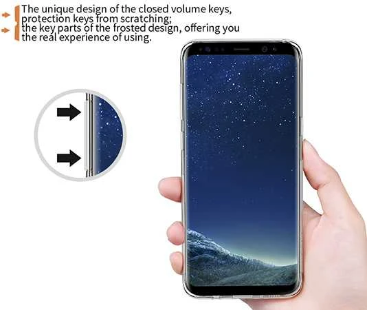 Nillkin Nature TPU dėklas telefonui Samsung Galaxy S8 Plus transparent