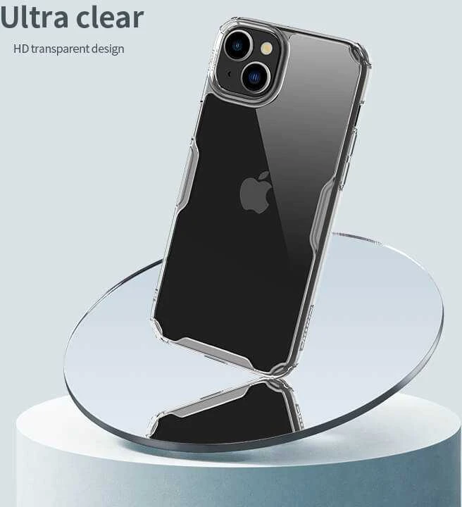 Dėklas Nillkin Nature TPU Pro Apple iPhone 15 Plus baltas