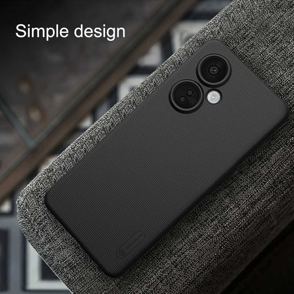 Nillkin Super Frosted Back OnePlus Nord CE 3 Lite dėklas telefonui juodos spalvos