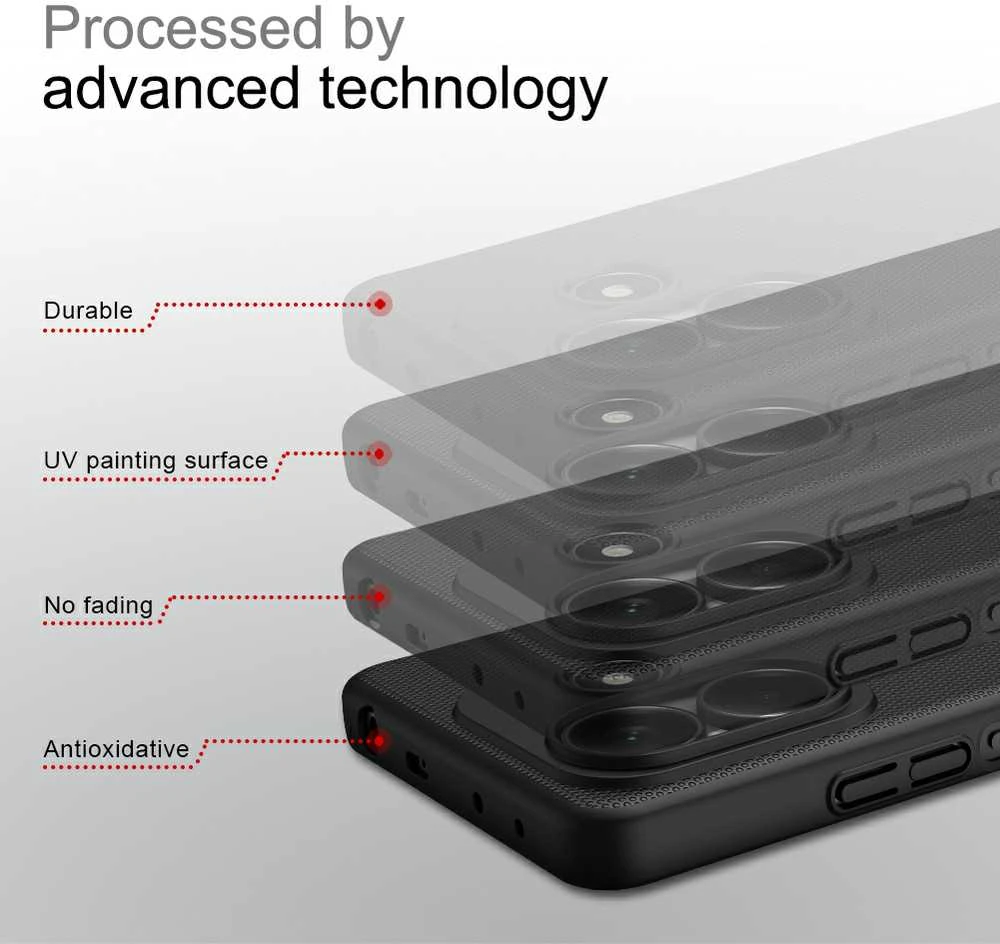 Dėklas NILLKIN SUPER SHIELD XIAOMI REDMI NOTE 14 5G Juodas