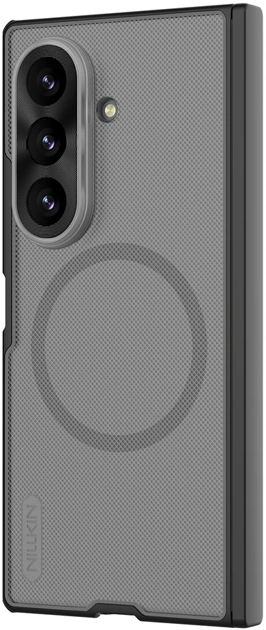 Nillkin Super Frosted FOLD Magnetic Back dėklas skirtas Samsung Galaxy Z Fold 8 Ultra skaidrus juodos spalvos