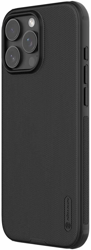 Nillkin Super Frosted Pro Back Apple iPhone 16 Pro Max dėklas telefonui juodos spalvos