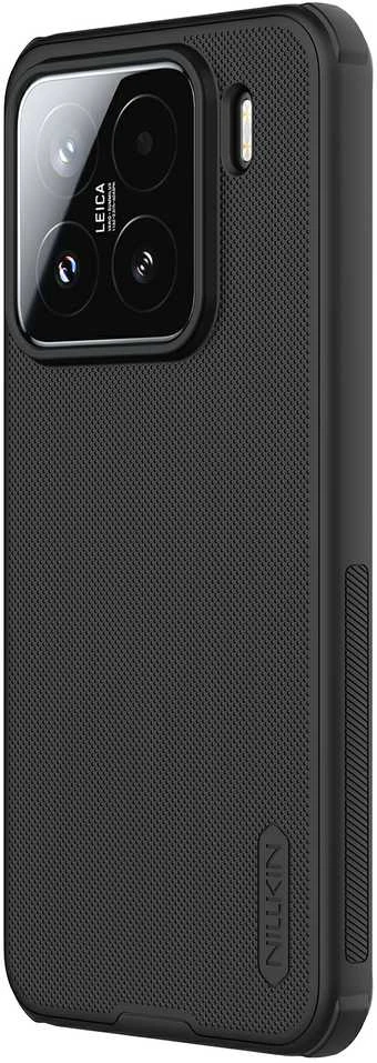 Nillkin Super Frosted PRO Back dėklas skirtas Xiaomi 15 juodos spalvos
