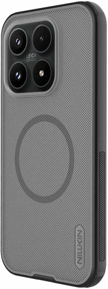 Nillkin Super Frosted PRO Magnetic Back dėklas skirtas Xiaomi 17 skaidrus juodos spalvos