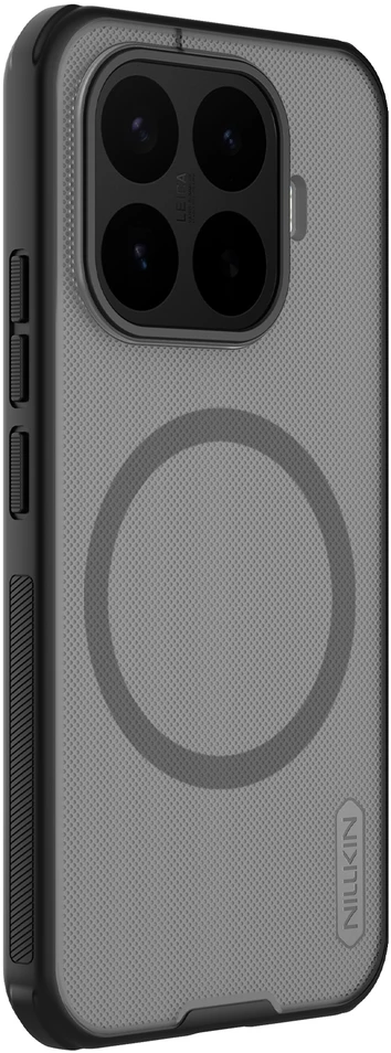 Nillkin Super Frosted PRO Magnetic Back Dėklas Xiaomi 17T skaidrus juodos spalvos