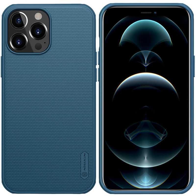 Dėklas Nillkin Frosted Shield Pro iPhone 13 Pro mėlyna