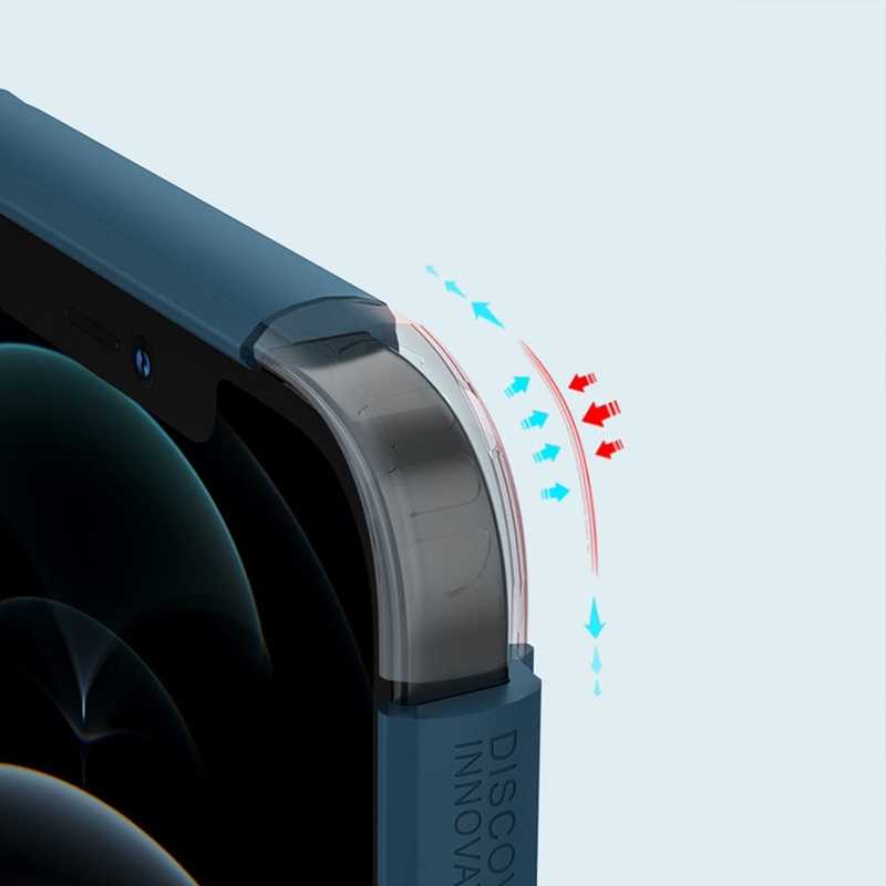 Dėklas Nillkin Frosted Shield Pro iPhone 13 Pro mėlyna
