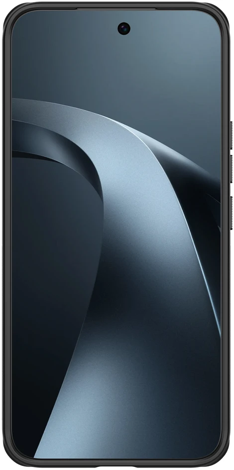 Nillkin Super Frosted Shield Pro dėklas, skirtas Xiaomi 17T Pro, skaidrus juodas