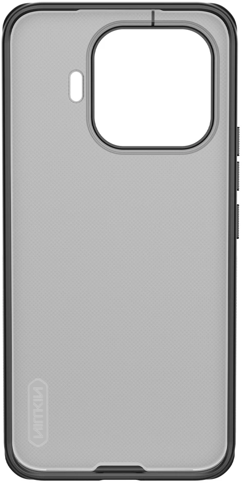 Nillkin Super Frosted Shield Pro dėklas, skirtas Xiaomi 17T Pro, skaidrus juodas