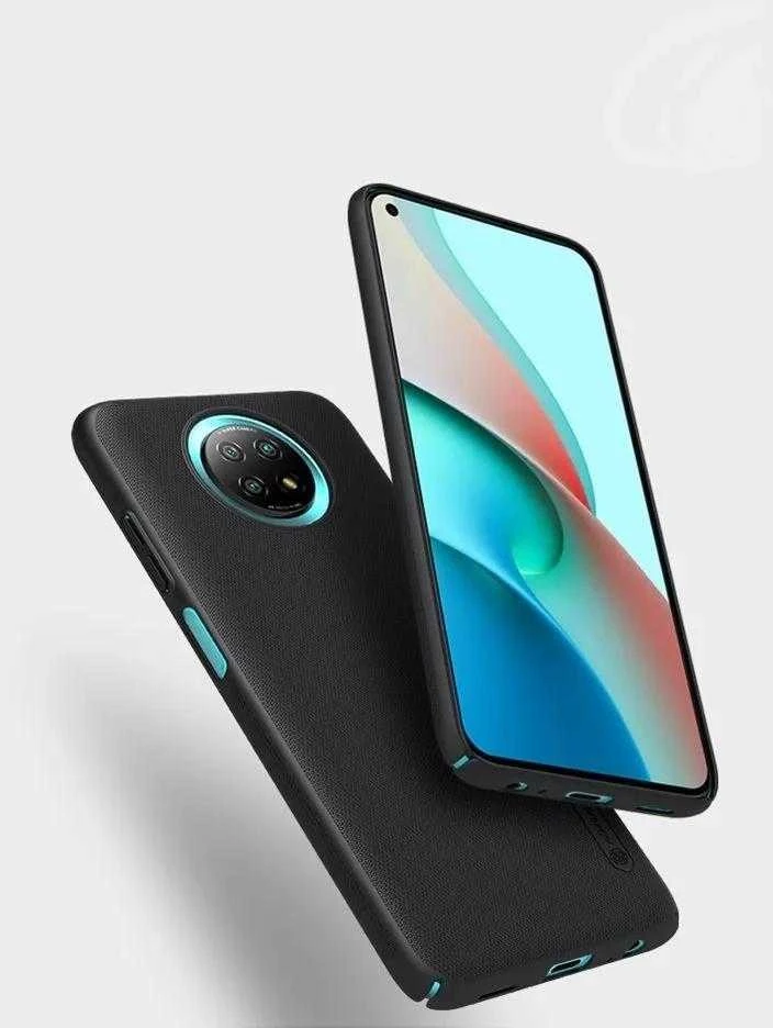 Nillkin Super Frosted Shield reinforced Xiaomi Redmi Note 9T 5G dėklas telefonui juodos spalvos