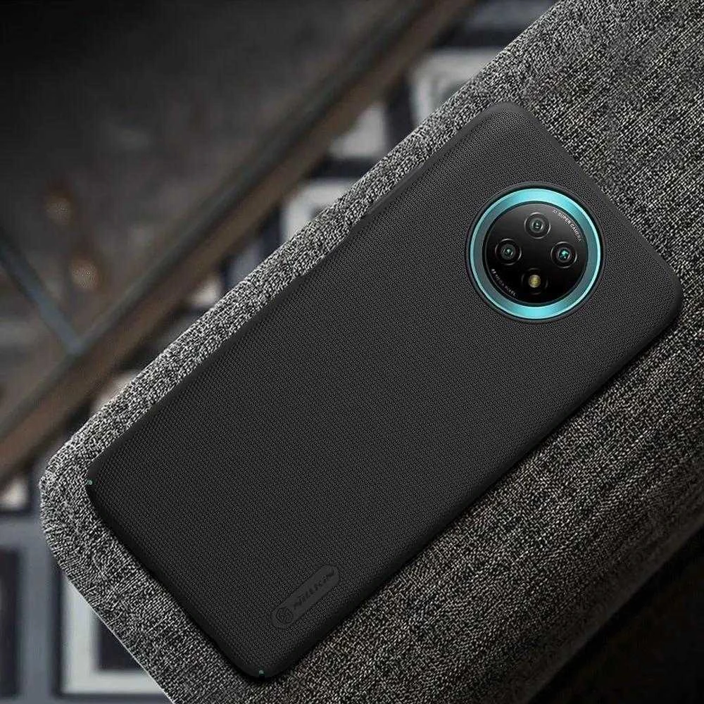 Nillkin Super Frosted Shield reinforced Xiaomi Redmi Note 9T 5G dėklas telefonui juodos spalvos